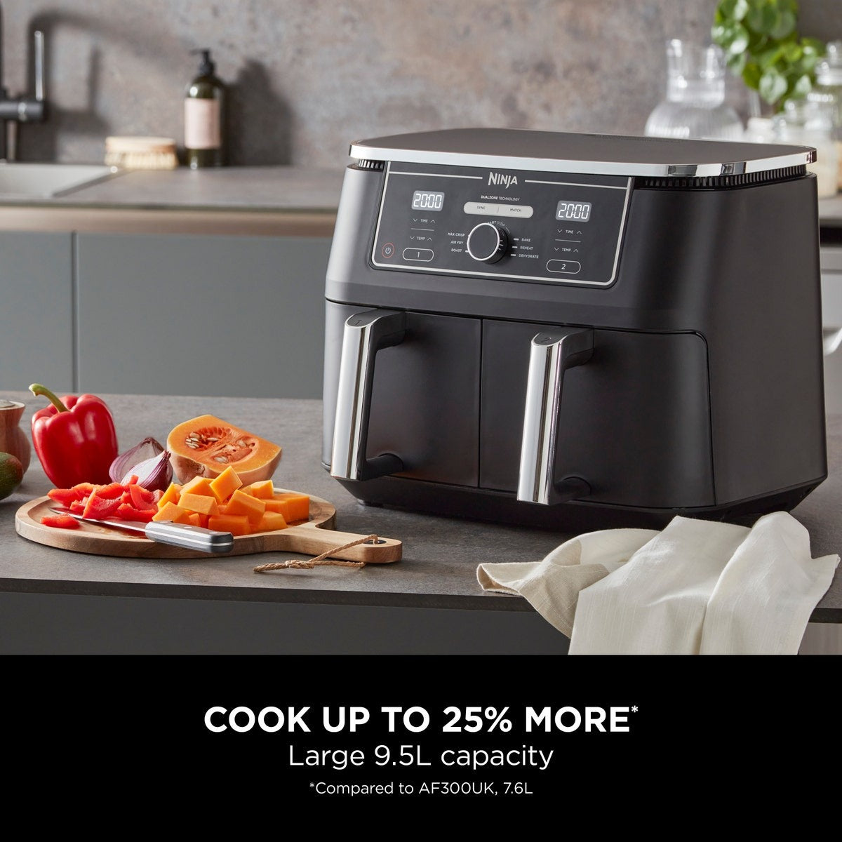 Ninja Foodi MAX DualZone 9.5 L Air Fryer