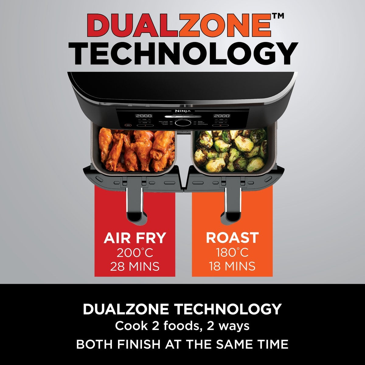 Ninja Foodi MAX DualZone 9.5 L Air Fryer